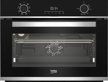 Beko Beko b300 BBCM13300XC horno 48 L A Negro, Acero in Beko Beko b300 BBCM13300XC horno 48 L A Negro, Acero in