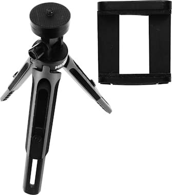 Max Excell Mini Trípode Negro para Teléfono con Fotos y Selfi Max Excell Mini Trípode Negro para Teléfono con Fotos y Selfi