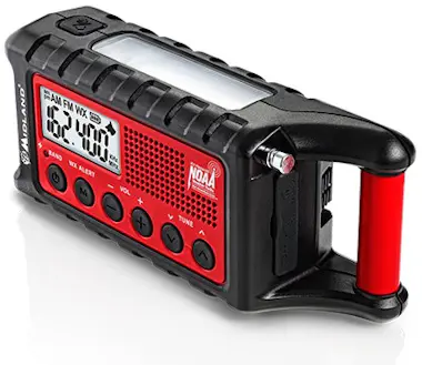 Midland Midland ER300 Portátil Analógica Negro, Rojo Midland Midland ER300 Portátil Analógica Negro, Rojo