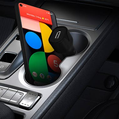 SETTY Cargador de mechero USB 2.4A Charge Rapide + Cable SETTY Cargador de mechero USB 2.4A Charge Rapide + Cable