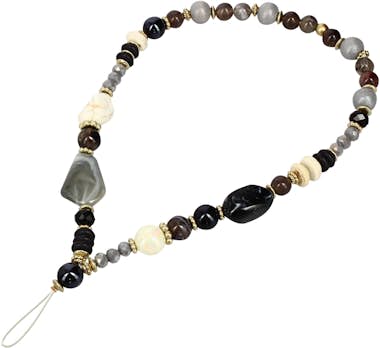 Avizar Joya para teléfono con perlas tahitianas negras de Avizar Joya para teléfono con perlas tahitianas negras de