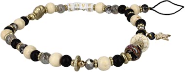 Avizar Joyas teléfono con perlas y letras Love de 30 cm c Avizar Joyas teléfono con perlas y letras Love de 30 cm c