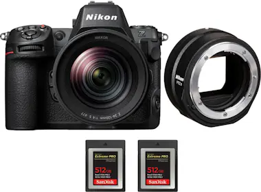 Nikon Z8 + Z 24-120mm F4 S + FTZ II + 2 SanDisk 512GB Ex Nikon Z8 + Z 24-120mm F4 S + FTZ II + 2 SanDisk 512GB Ex