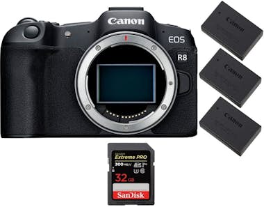 Canon EOS R8 + 1 SanDisk 32GB Extreme PRO UHS-II SDXC 30 Canon EOS R8 + 1 SanDisk 32GB Extreme PRO UHS-II SDXC 30