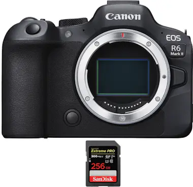 Canon EOS R6 Mark II ( R6II ) + 1 SanDisk 256GB Extreme Canon EOS R6 Mark II ( R6II ) + 1 SanDisk 256GB Extreme