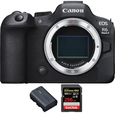 Canon EOS R6 Mark II ( R6II ) + 1 SanDisk 256GB Extreme Canon EOS R6 Mark II ( R6II ) + 1 SanDisk 256GB Extreme