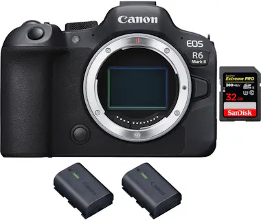 Canon EOS R6 Mark II ( R6II ) + 1 SanDisk 32GB Extreme P Canon EOS R6 Mark II ( R6II ) + 1 SanDisk 32GB Extreme P