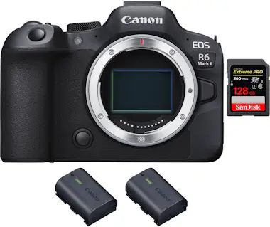 Canon EOS R6 Mark II ( R6II ) + 1 SanDisk 128GB Extreme Canon EOS R6 Mark II ( R6II ) + 1 SanDisk 128GB Extreme