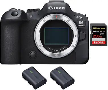 Canon EOS R6 Mark II ( R6II ) + 1 SanDisk 256GB Extreme Canon EOS R6 Mark II ( R6II ) + 1 SanDisk 256GB Extreme