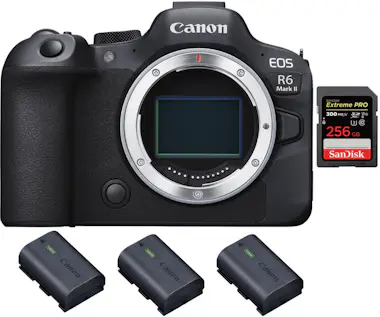 Canon EOS R6 Mark II ( R6II ) + 1 SanDisk 256GB Extreme Canon EOS R6 Mark II ( R6II ) + 1 SanDisk 256GB Extreme