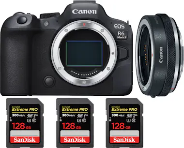 Canon EOS R6 Mark II ( R6II ) + EF-EOS R Premium + 3 San Canon EOS R6 Mark II ( R6II ) + EF-EOS R Premium + 3 San