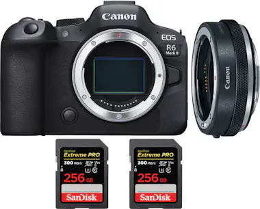 Canon EOS R6 Mark II ( R6II ) + EF-EOS R Premium + 2 San Canon EOS R6 Mark II ( R6II ) + EF-EOS R Premium + 2 San
