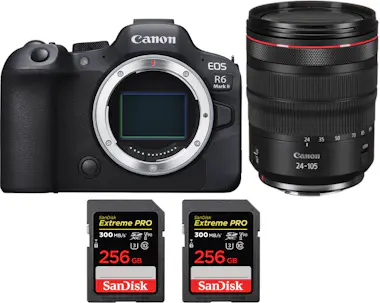 Canon EOS R6 Mark II ( R6II ) + RF 24-105mm f/4 L IS USM Canon EOS R6 Mark II ( R6II ) + RF 24-105mm f/4 L IS USM