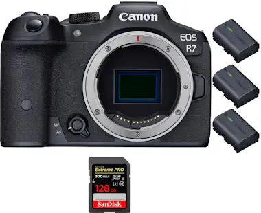 Canon EOS R7 + 1 SanDisk 128GB Extreme PRO UHS-II SDXC 3 Canon EOS R7 + 1 SanDisk 128GB Extreme PRO UHS-II SDXC 3