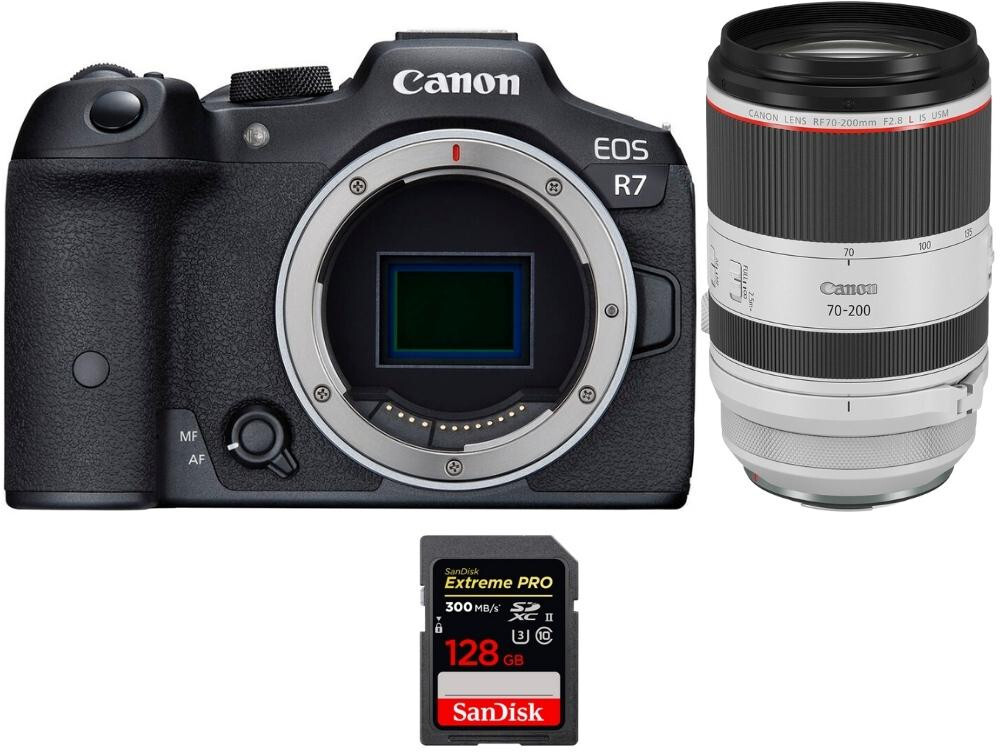 eos r7  rf 70-200mm f28 l is usm  1 sandisk 128gb extreme pro uhs-ii sdxc 300 mbs  pdf mcz dire