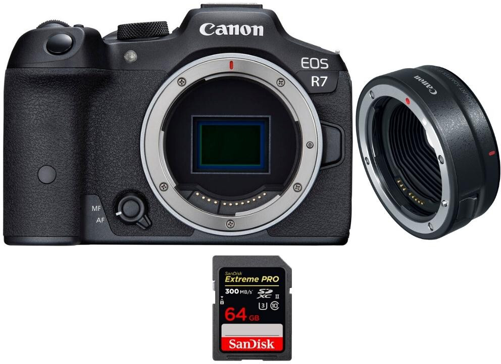 eos r7  ef-eos r  1 sandisk 64gb extreme pro uhs-ii sdxc 300 mbs  pdf mcz direct 20 tecnicas par