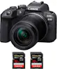 Canon EOS R10 + RF-S 18-150mm F4.5-6.3 IS STM + 2 SanDis Canon EOS R10 + RF-S 18-150mm F4.5-6.3 IS STM + 2 SanDis