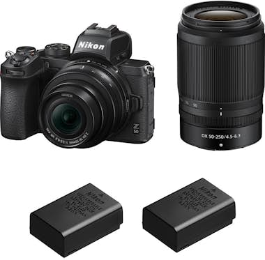 Nikon Z50 + 16-50mm + 50-250mm + 2 EN-EL25 + PDF MCZ DIR Nikon Z50 + 16-50mm + 50-250mm + 2 EN-EL25 + PDF MCZ DIR