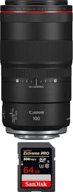Canon RF 100mm f/2.8L Macro IS USM + 1 SanDisk 64GB Extr Canon RF 100mm f/2.8L Macro IS USM + 1 SanDisk 64GB Extr