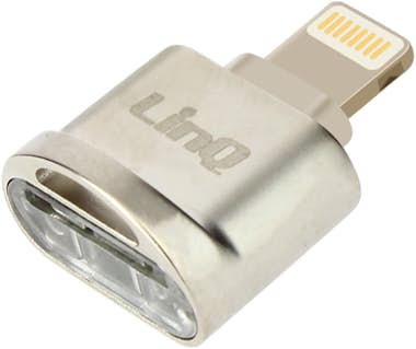 LinQ Lector Tarjeta Micro-SD / TF a Lightning Transfere LinQ Lector Tarjeta Micro-SD / TF a Lightning Transfere