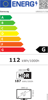 Samsung 65" LED Crystal UltraHD 4K UE65CU7172UXXH Samsung 65" LED Crystal UltraHD 4K UE65CU7172UXXH