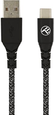 Tellur Green Cable de datos USB a Tipo-C, 3A, 1m, nailon, Tellur Green Cable de datos USB a Tipo-C, 3A, 1m, nailon,