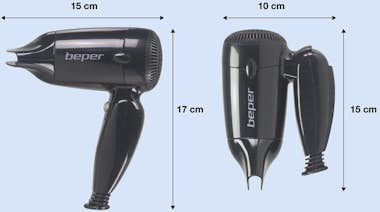 beper BEPER 40.405, Secador de Pelo Color Negro, Ideal p beper BEPER 40.405, Secador de Pelo Color Negro, Ideal p