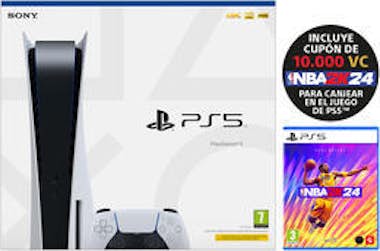 Sony Consola Playstation 5 Standard + NBA 2k24 Sony Consola Playstation 5 Standard + NBA 2k24