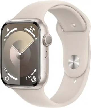 Apple Watch Series 9 45mm GPS Caja aluminio blanco y cor Apple Watch Series 9 45mm GPS Caja aluminio blanco y cor