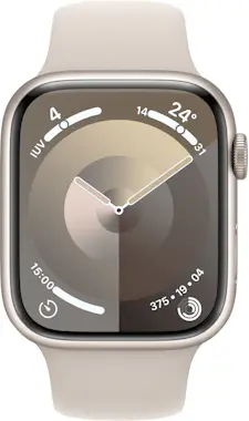 Apple Watch Series 9 45mm GPS Caja aluminio blanco y cor Apple Watch Series 9 45mm GPS Caja aluminio blanco y cor