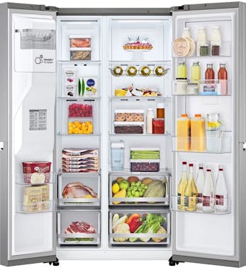 LG LG GSJV71PZLE edelstahl nevera puerta lado a lado LG LG GSJV71PZLE edelstahl nevera puerta lado a lado