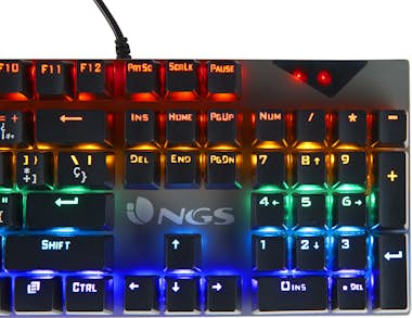 NGS NGS ??GKX-500, QWERTY, PT teclado USB Portugués Ne