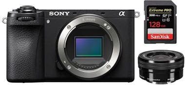 Sony a6700 + lente E PZ 16-50 mm F 3.5-5.6 OSS (negro) Sony a6700 + lente E PZ 16-50 mm F 3.5-5.6 OSS (negro)