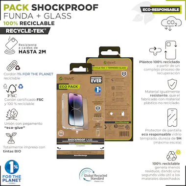 Muvit muvit for change funda shockproof 2M Apple iPhone Muvit muvit for change funda shockproof 2M Apple iPhone