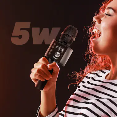LinQ Micro Karaoke Inalámbrico Bluetooth con Altavoz 5W LinQ Micro Karaoke Inalámbrico Bluetooth con Altavoz 5W