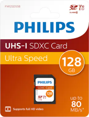Philips Philips FM12SD55B/00 memoria flash 128 GB SDXC UHS Philips Philips FM12SD55B/00 memoria flash 128 GB SDXC UHS
