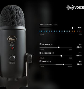 Blue Microphones Blue Microphones Yeti Negro Micrófono de superfici Blue Microphones Blue Microphones Yeti Negro Micrófono de superfici