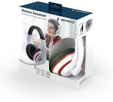 Gembird Gembird MHS-03-WTRDBK auricular y casco Auriculare Gembird Gembird MHS-03-WTRDBK auricular y casco Auriculare