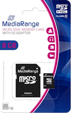 MEDIARANGE MediaRange 8GB microSDHC Clase 10 MEDIARANGE MediaRange 8GB microSDHC Clase 10