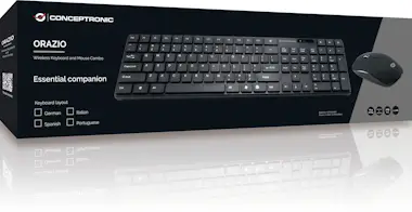 Conceptronic Conceptronic ORAZIO01DE teclado Ratón incluido RF Conceptronic Conceptronic ORAZIO01DE teclado Ratón incluido RF