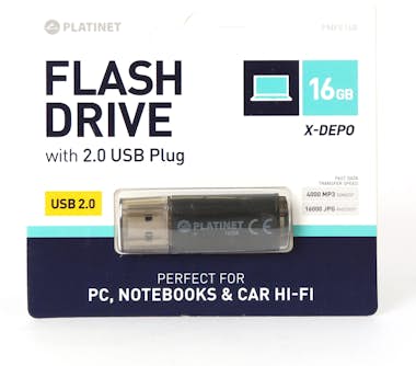 Platinet Platinet PMFE16B unidad flash USB 16 GB USB tipo A Platinet Platinet PMFE16B unidad flash USB 16 GB USB tipo A