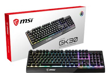 MSI MSI Vigor GK30 teclado USB QWERTZ Alemán Negro MSI MSI Vigor GK30 teclado USB QWERTZ Alemán Negro