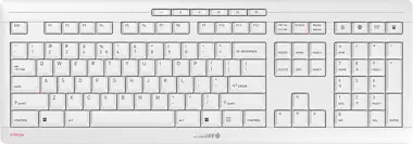 Cherry CHERRY STREAM teclado USB QWERTY Inglés Blanco Cherry CHERRY STREAM teclado USB QWERTY Inglés Blanco