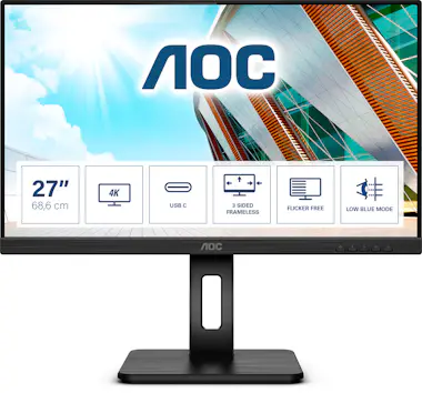 AOC AOC U27P2CA pantalla para PC 68,6 cm (27"") 3840 x AOC AOC U27P2CA pantalla para PC 68,6 cm (27"") 3840 x