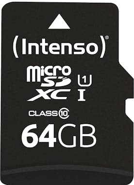 Intenso Intenso 3424490 memoria flash 64 GB MicroSD UHS-I Intenso Intenso 3424490 memoria flash 64 GB MicroSD UHS-I