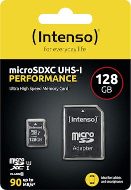 Intenso Intenso 3424491 memoria flash 128 GB MicroSD UHS-I Intenso Intenso 3424491 memoria flash 128 GB MicroSD UHS-I