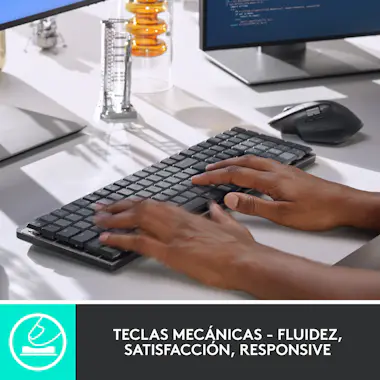 Logitech Logitech MX Mechanical teclado RF Wireless + Bluet Logitech Logitech MX Mechanical teclado RF Wireless + Bluet