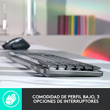 Logitech Logitech MX Mechanical teclado RF Wireless + Bluet Logitech Logitech MX Mechanical teclado RF Wireless + Bluet