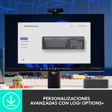 Logitech Logitech MX Mechanical teclado RF Wireless + Bluet Logitech Logitech MX Mechanical teclado RF Wireless + Bluet