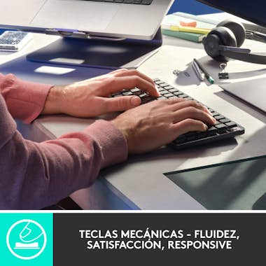Logitech Logitech MX Mini Mechanical teclado RF Wireless + Logitech Logitech MX Mini Mechanical teclado RF Wireless +